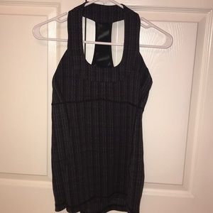 Lululemon black and grey tank